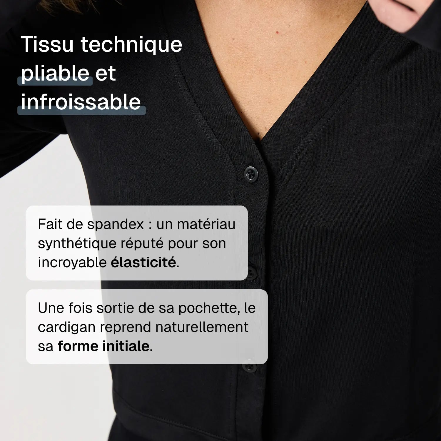 Cardigan nomade de poche (fin & léger)